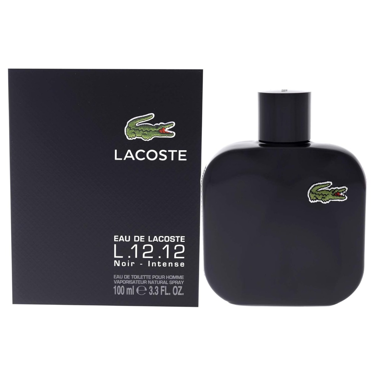 Eau De Lacoste Noir 3.4 oz by Lacoste For Men | UPC - 737052662664