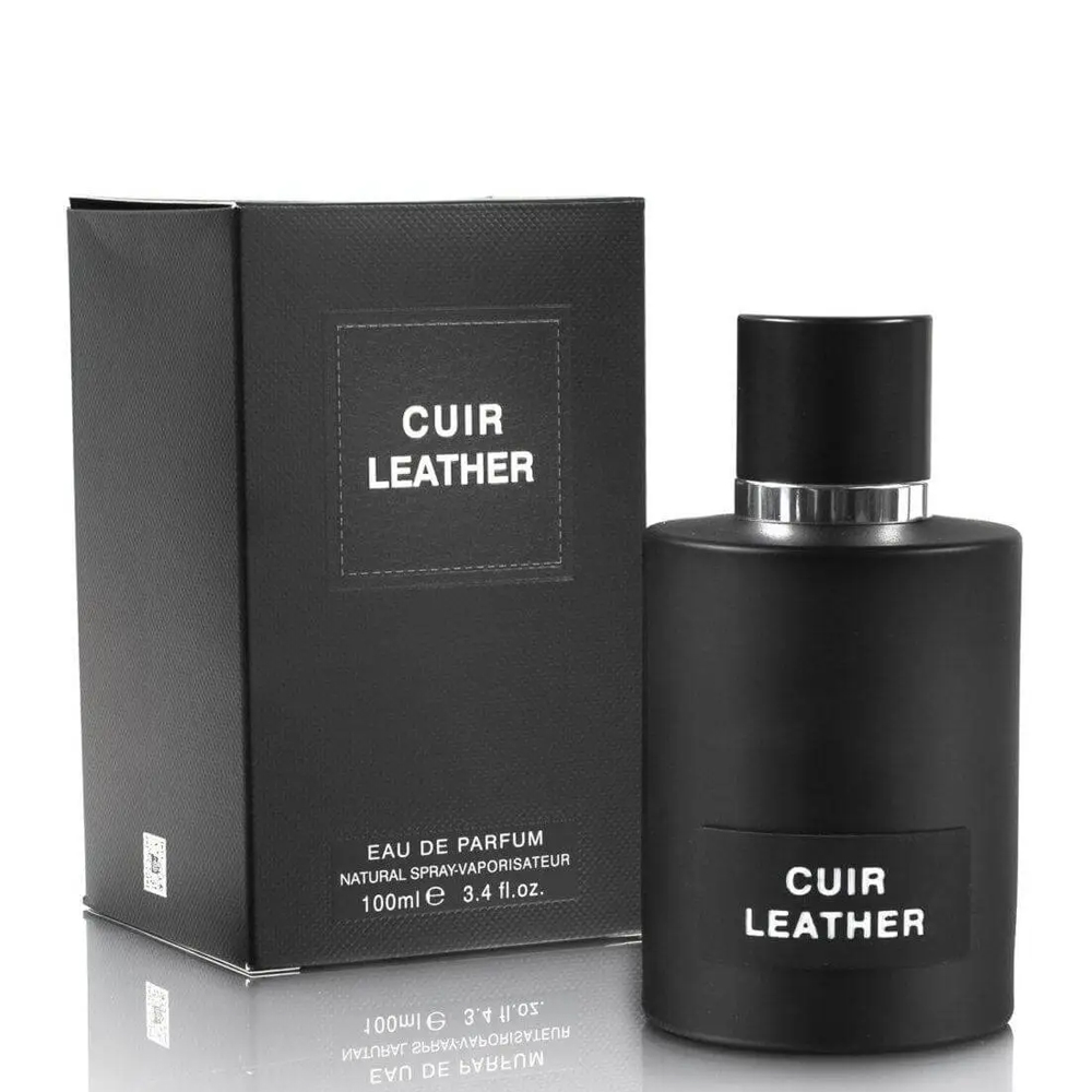 Buy Cuir Leather 3.4 oz Eau De Parfum by Fragrance World for Men