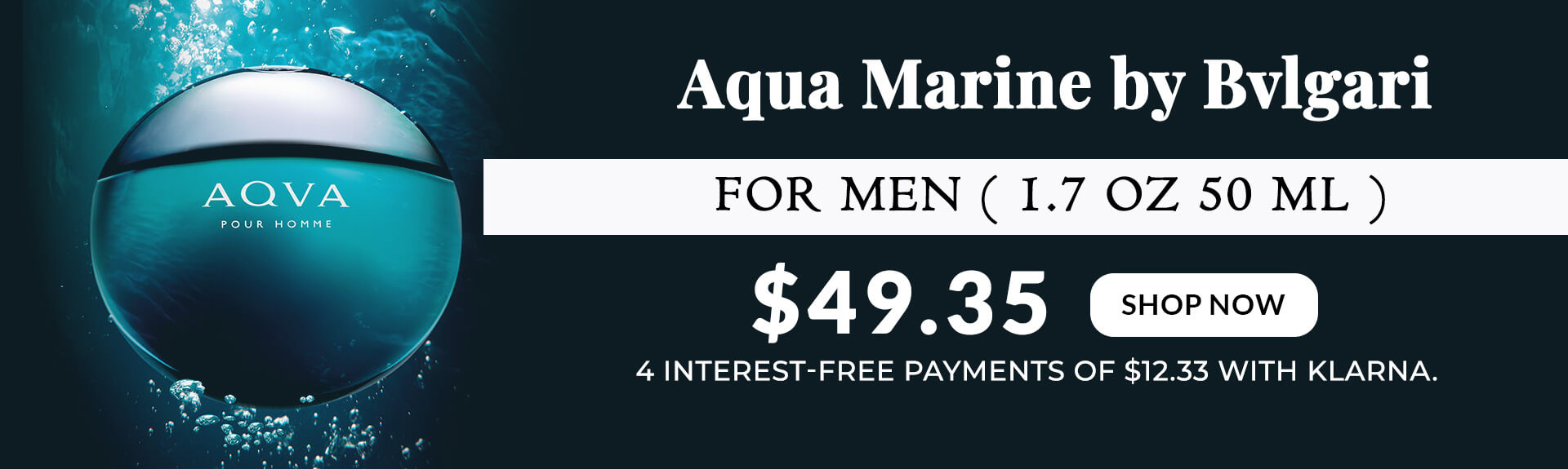 Aqua Marine by Bvlgari for Men