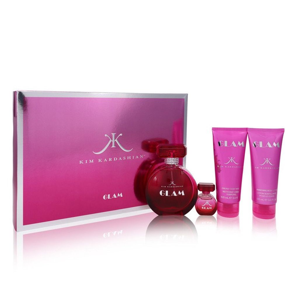 Glam 4 Pcs Gift Set by Kim Kardashian for Women