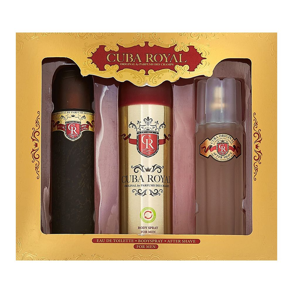 Royal 3 Piece Set by Cuba for Men