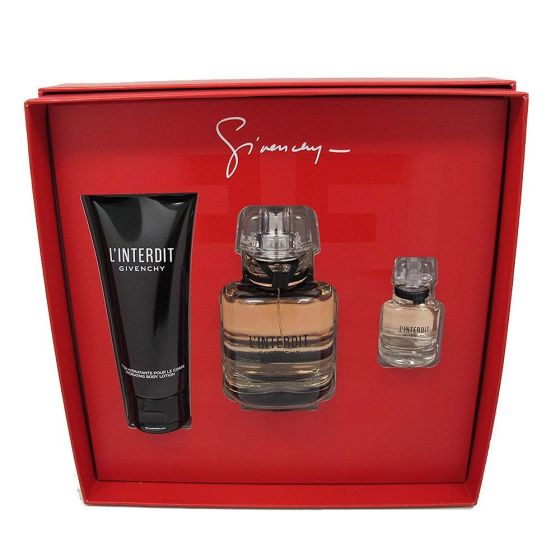 Buy L'Interdit 3 PIECE GIFT SET by Givenchy Standard Eau De Parfum for Women