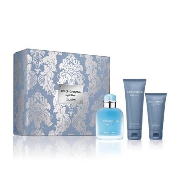 Light Blue Eau Intense 3 Pc Set Standard by Dolce & Gabbana For Men ...