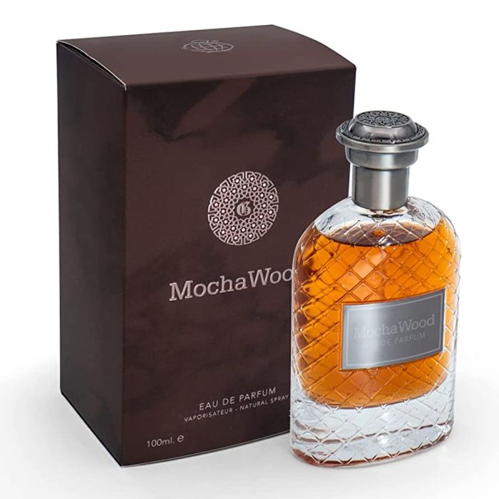 Buy Mocha Wood 3.4 oz Eau De Parfum by Fragrance World for Unisex
