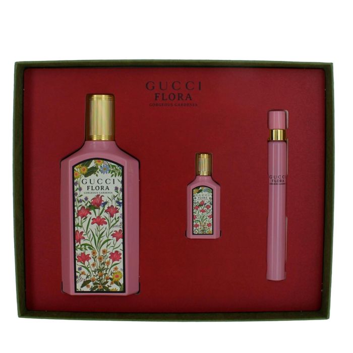 Buy Flora Gorgeous Gardenia 3Pcs Gift Set by Gucci for Women, Set