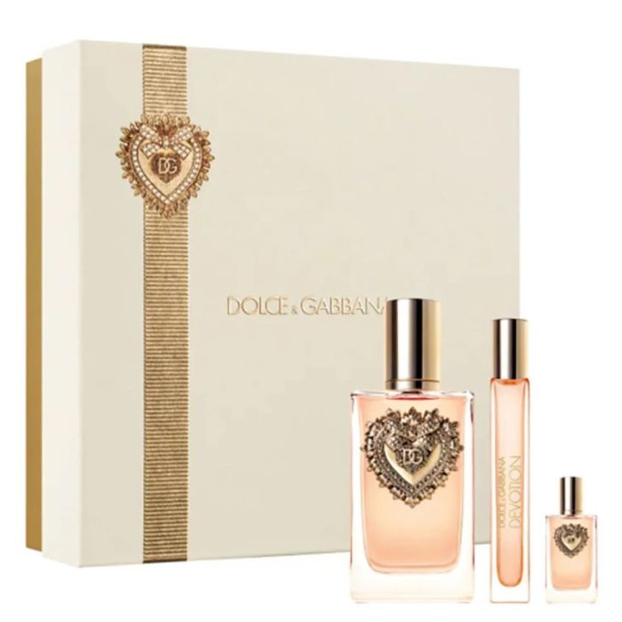 Devotion by Dolce & Gabbana 3Pcs Gift Set ( 3.4oz EDP Spray +