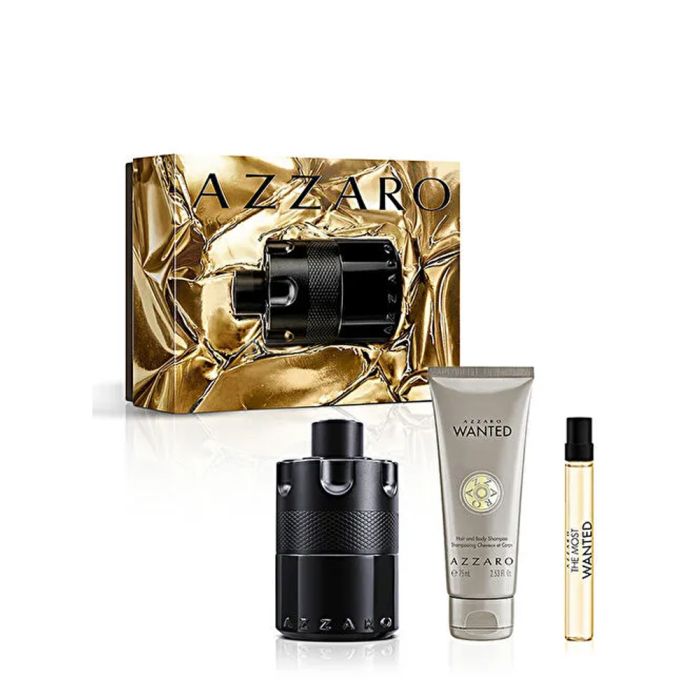 Azzaro The Most Wanted 3pc SET ( 3.3oz EDP Spray + 2.5oz B/S +