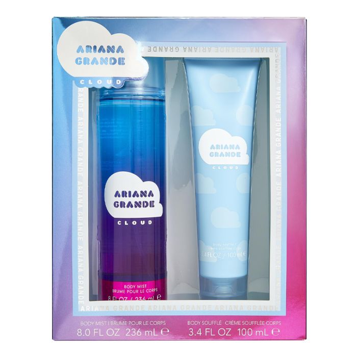 Ariana Grande Cloud Gift Set ( 8oz Body Mist + 3.4oz Soufflé ) for