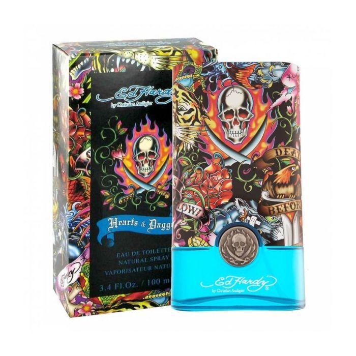 Ed Hardy Hearts & Daggers 3.4 oz by Christian Audigier For Men