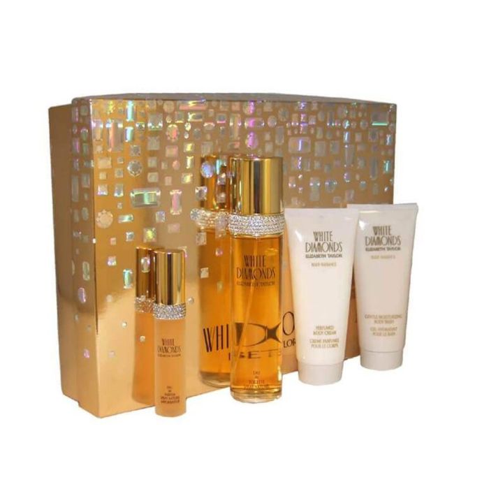 FOREVER FLAWLESS White Diamond 4点セット White Diamonds 4 Piece Set Standard by Elizabeth Taylor For Women
