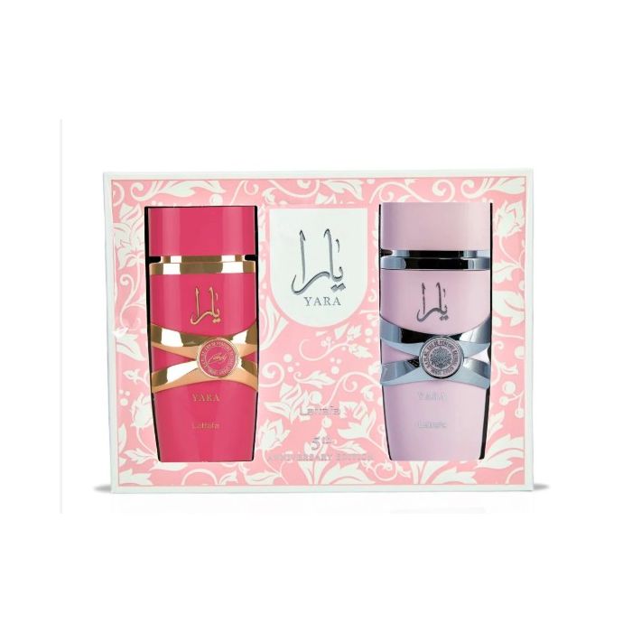Lattafa 2Pcs Gift Set ( Yara 3.4oz EDP Spray + Yara Candy 3.4oz