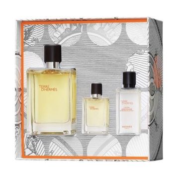 Terre D'hermes 3pc Gift Set by Hermes for Men