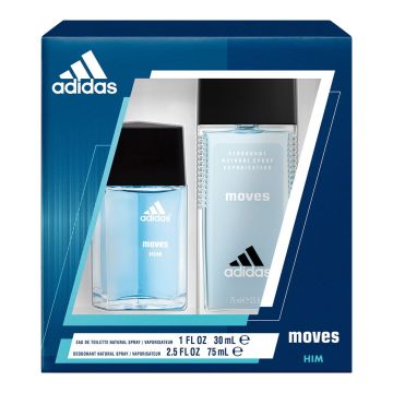 Moves 2 Pc Gift Set by Adidas for Men