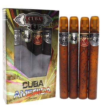 Cuba America 4 Pc Gift Set by Cuba for Men