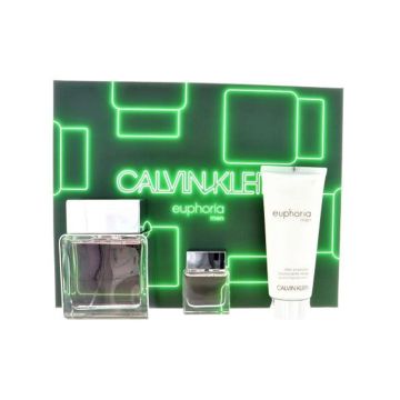 Euphoria 3 Piece Gift Set by Calvin Klein for Men