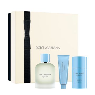 Light Blue 3-Piece Gift Set by Dolce & Gabbana for Men