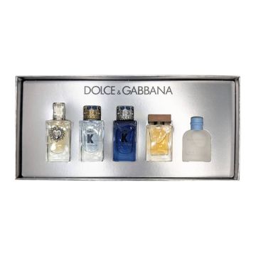 Dolce & Gabbana 5Pcs Mini Gift Set by Dolce & Gabbana for Men