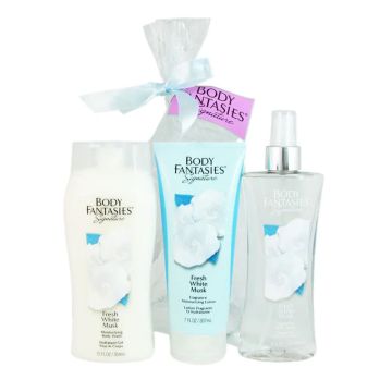Fresh White Musk 3 Pc Set by Body Fantasies for Women