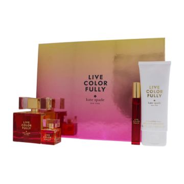 Live Colorfully 4 Piece Set by Kate Spade for Women
