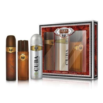 Cuba Gold 3 Piece Set by Cuba for Men