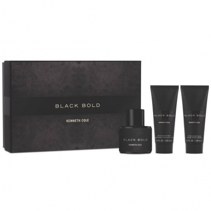 Black Bold 3 Piece Gift set By Kenneth Cole