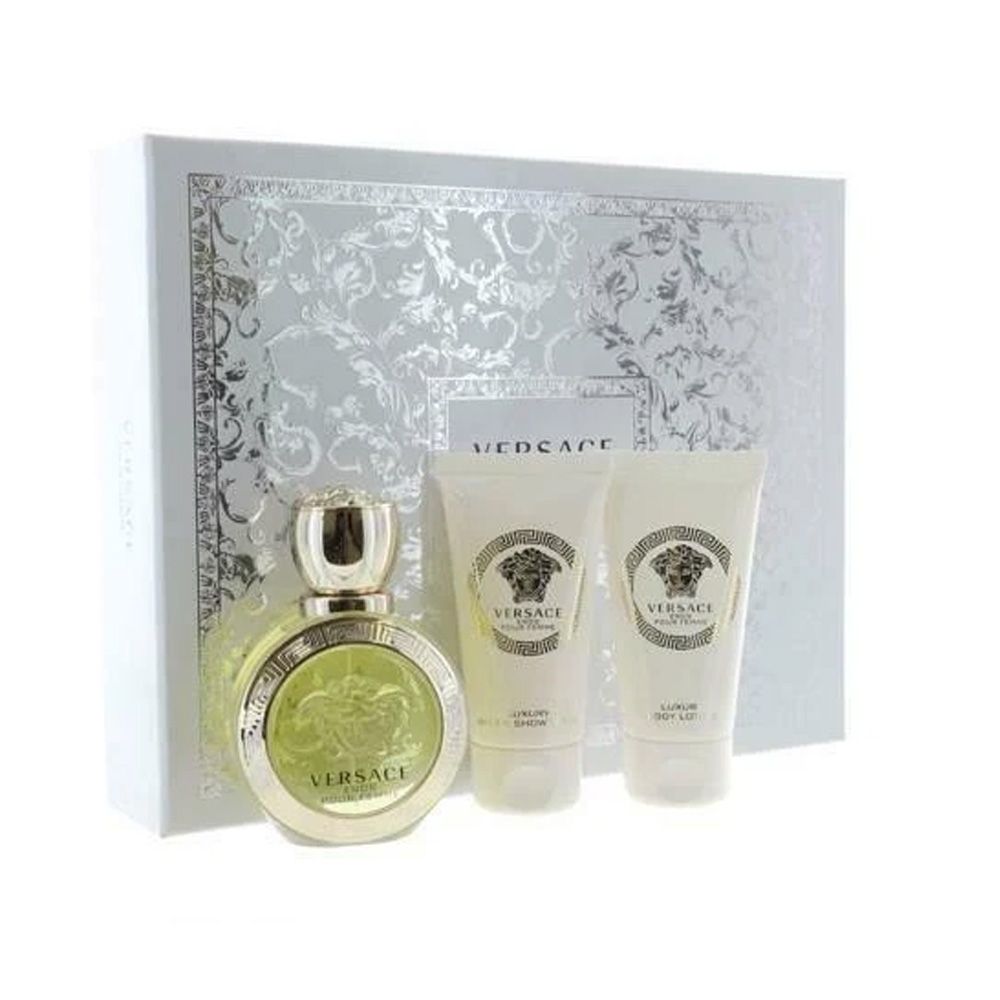 Versace Eros Pour Femme Gift Set 3 PCS Versace Perfume