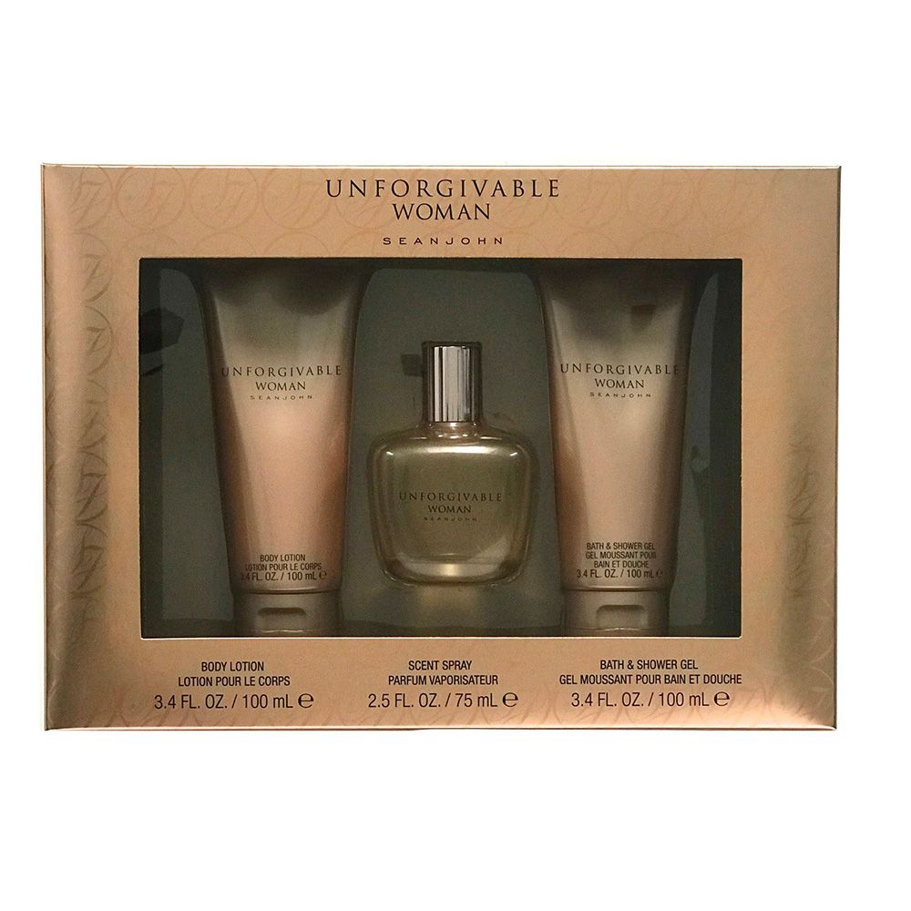 Unforgivable 3 Pc Gift Set Sean John Perfume