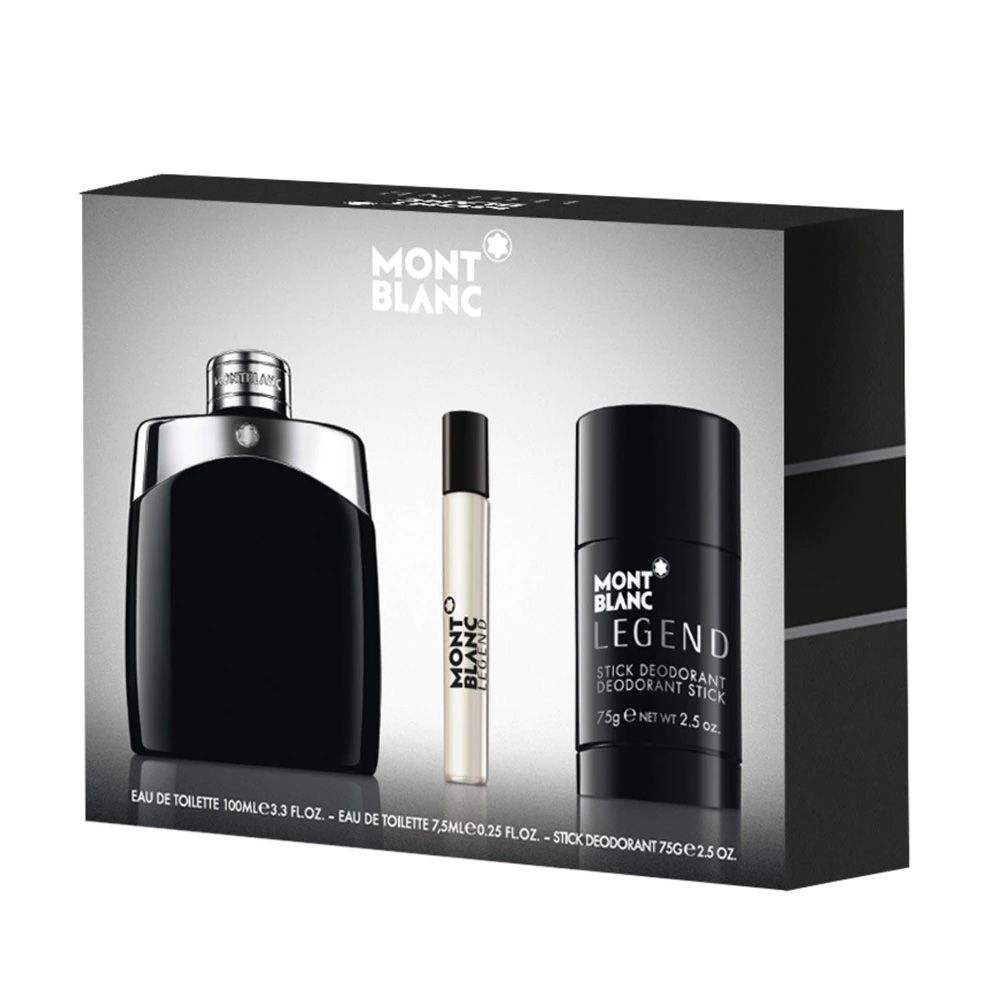 Mont Blanc Legend Men 3pc Gift Set Mont Blanc Perfume