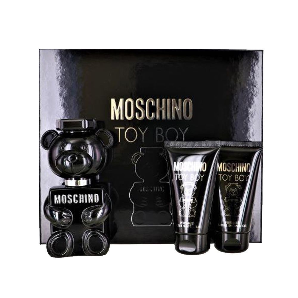 Toy Boy 3PC Gift Set by MoschiNo Eau De Parfum Standard for Men