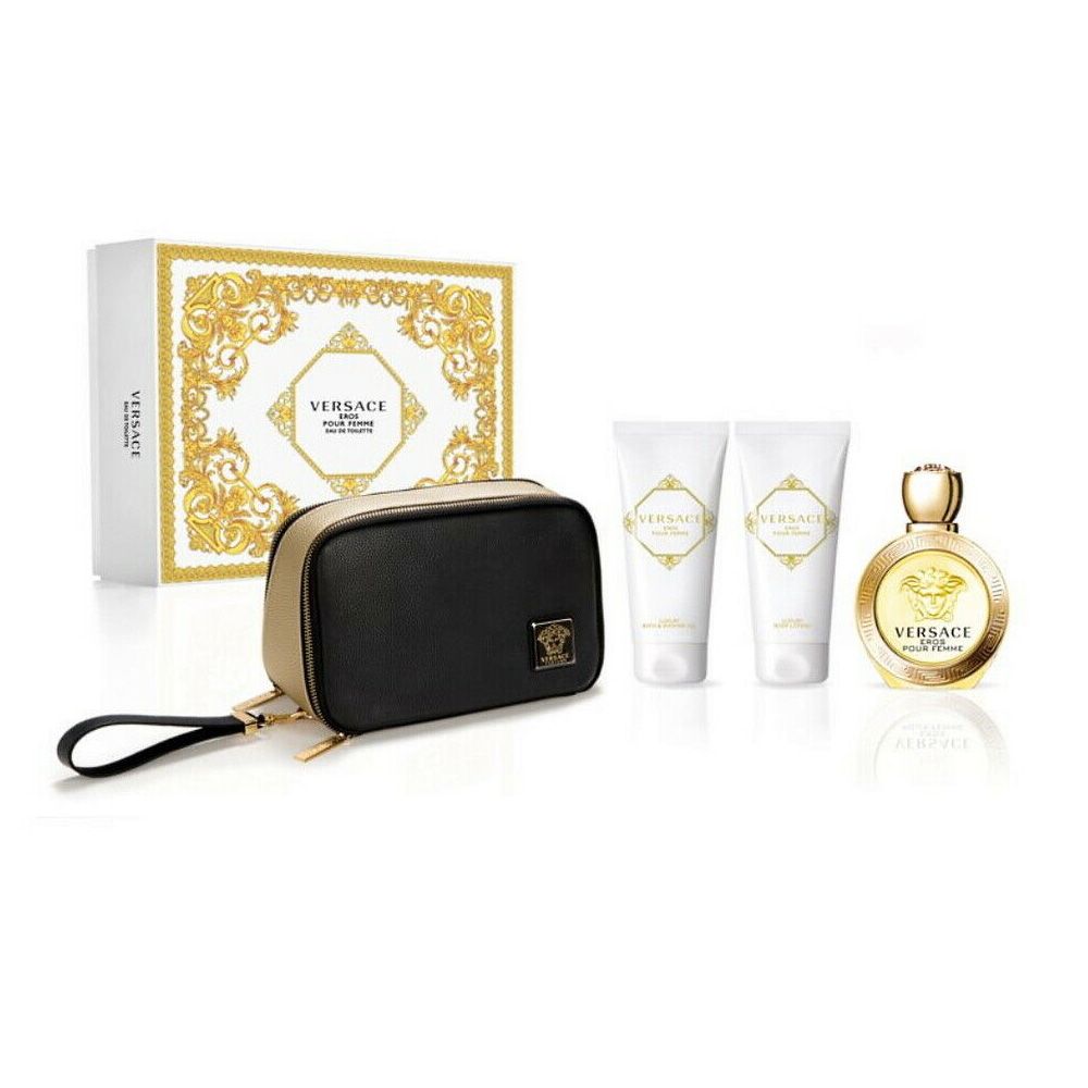 Meetbaar fout Interactie Buy Eros Pour Femme 4 Pcs Gift Set Standard Eau De Toilette by Versace for  Women