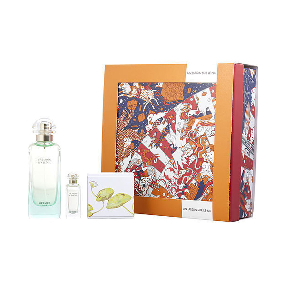 Hermes Un Jardin Sur Le Ni 3PC Gift set Hermes Perfume