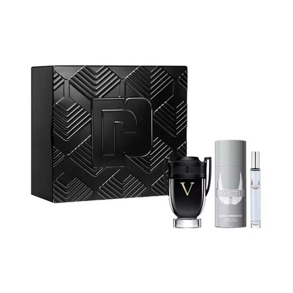 Invictus Victory 3pcs Gift Set Paco Rabanne Perfume