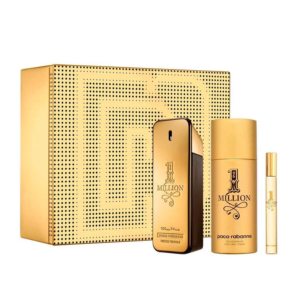 1 Million 3Pcs Gift Set Paco Rabanne Perfume