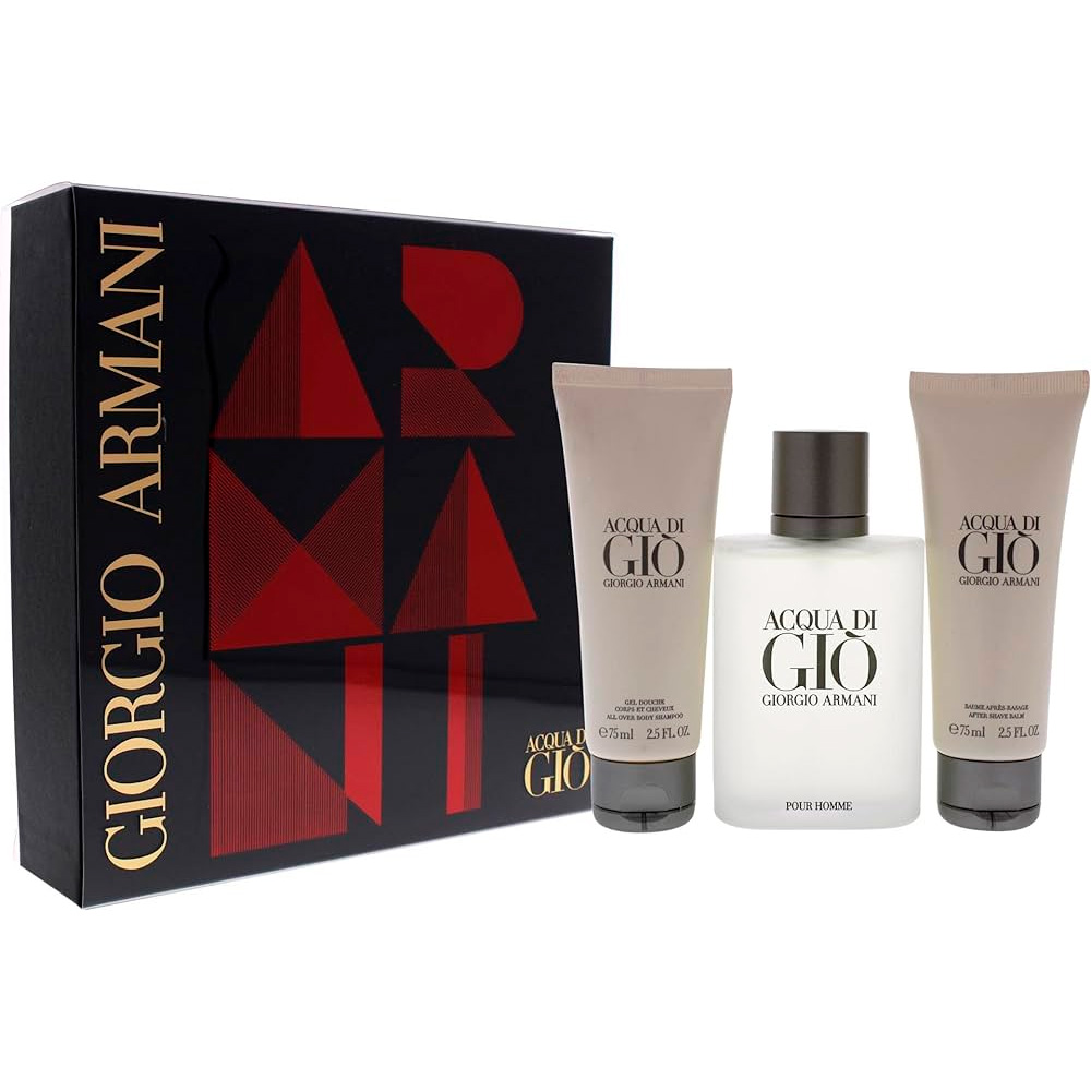 Acqua Di Gio 3 Pcs Gift Set Giorgio Armani Perfume