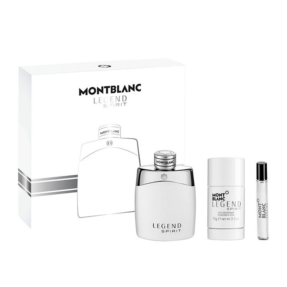 Buy Mont Blanc Legend Spirit 3Pcs Gift Set for Men, Set includes