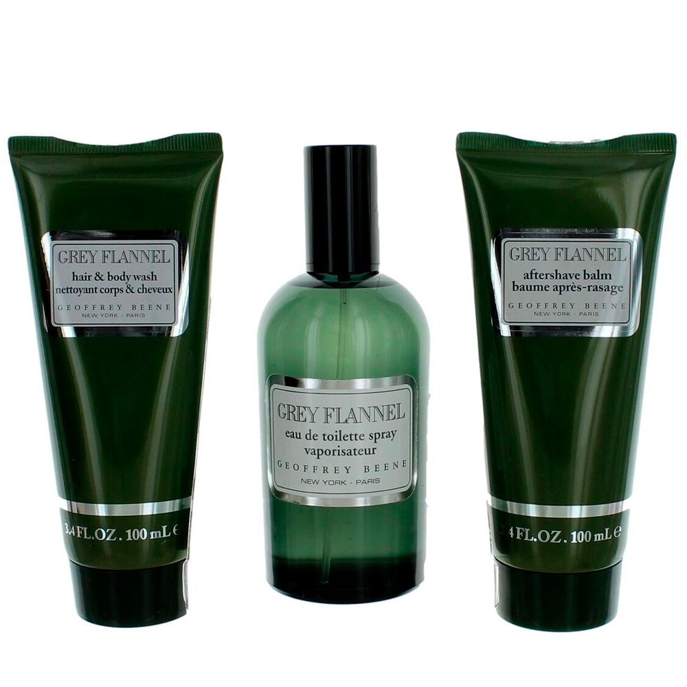 Grey Flannel 3 Pcs Gift Set Geoffrey Beene Perfume