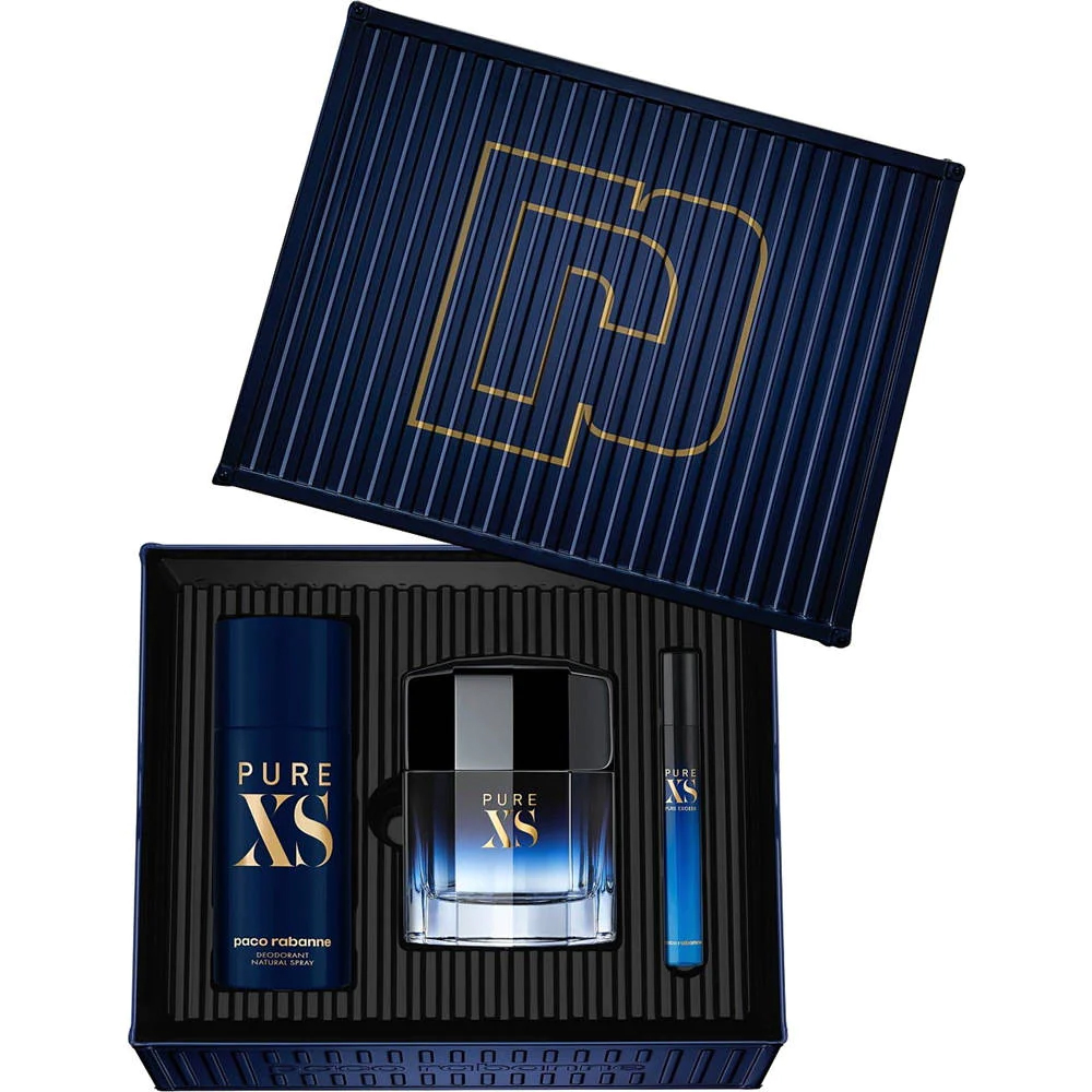 Pure Xs 3 Pcs Gift Set Paco Rabanne Perfume