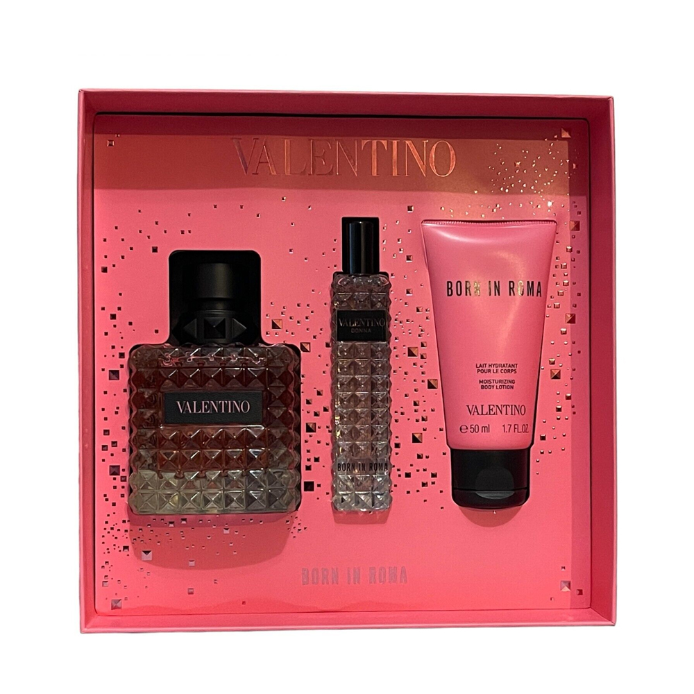 Born in Roma 3 Pcs gift set Valentino Perfume