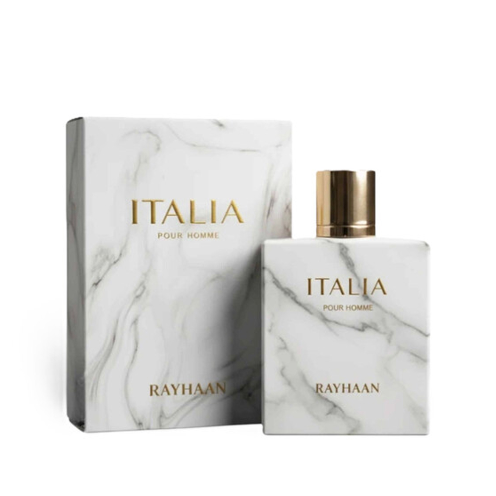 Rayhaan Italia EDP 100ml (5ml使用) レイハーン Italia by Rayhaan 3.4oz EDP Spray for MEN | UPC - 6297001571279