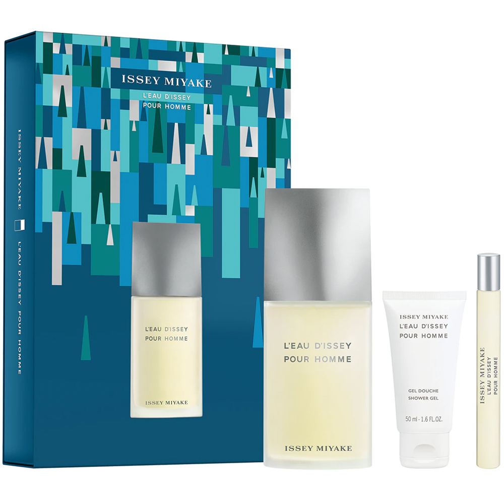 L'Eau D'Issey by Issey Miyake 3pcs set ( 4.2oz EDT Spray + 1.6oz S