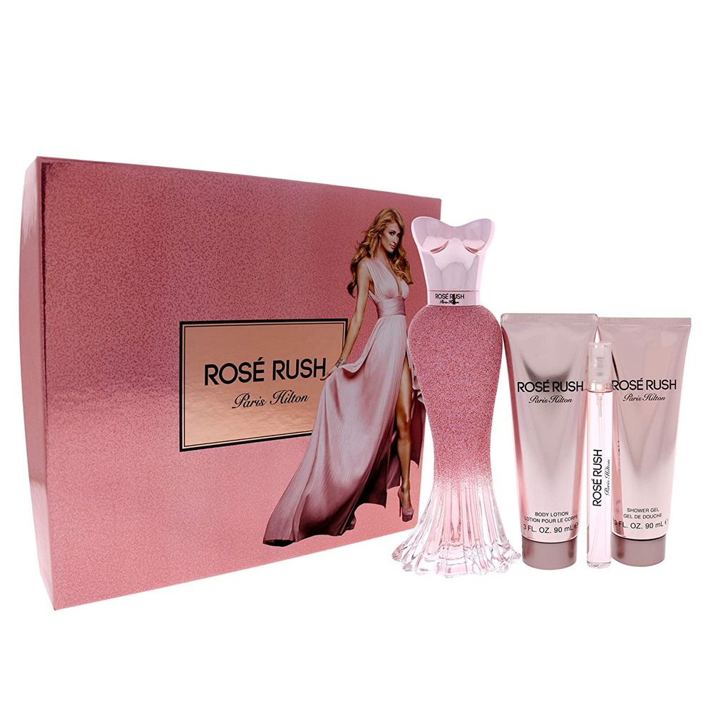 Rose Rush 4 Piece Set Paris Hilton Perfume