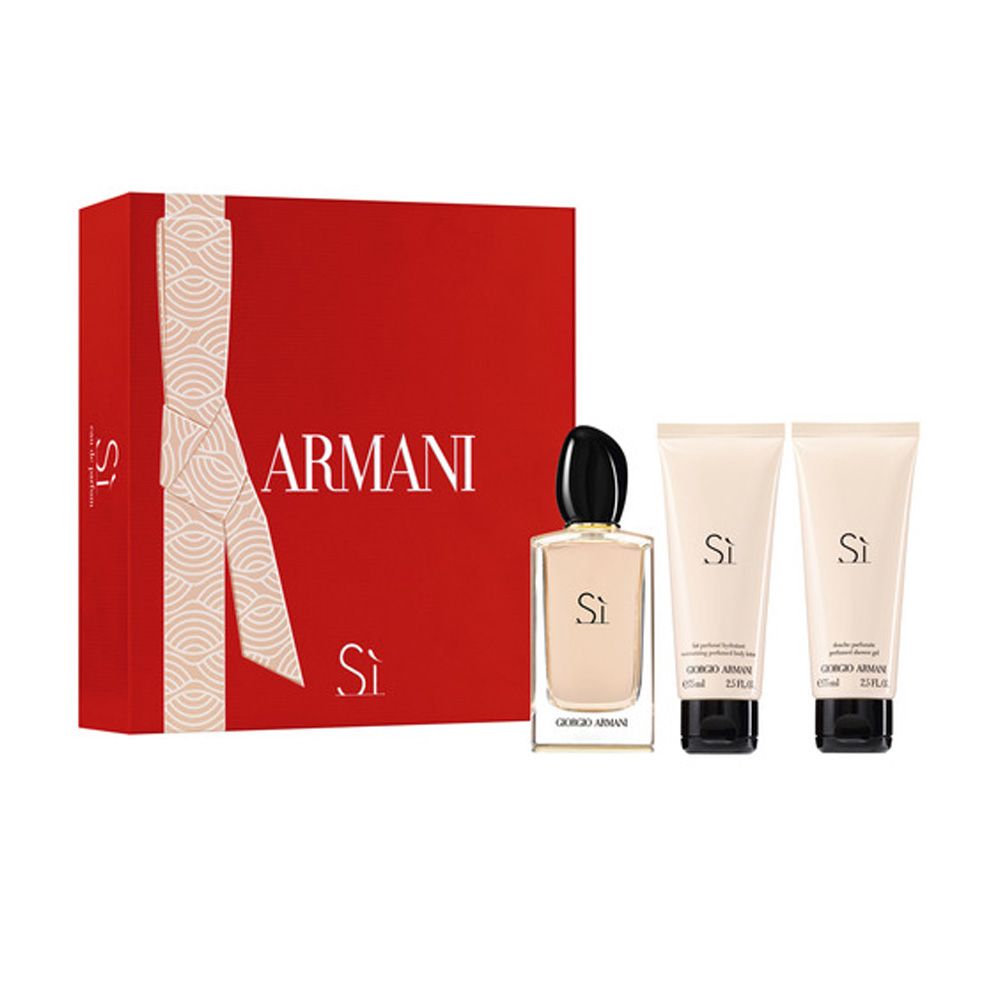 Armani Si 3 Piece Variety Set Giorgio Armani Perfume