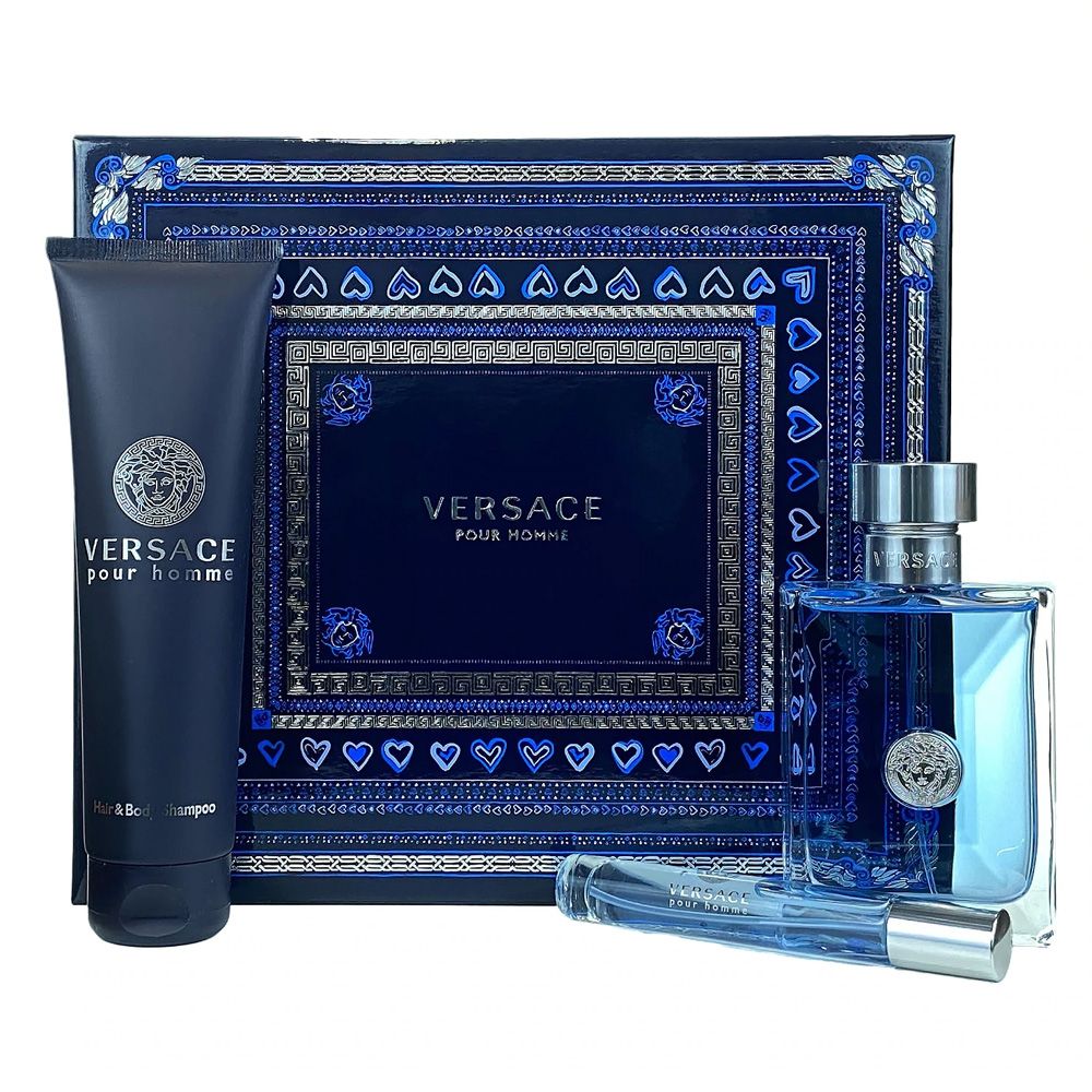 Versace Pour Homme 3 Piece Gift Set By Gianni Versace