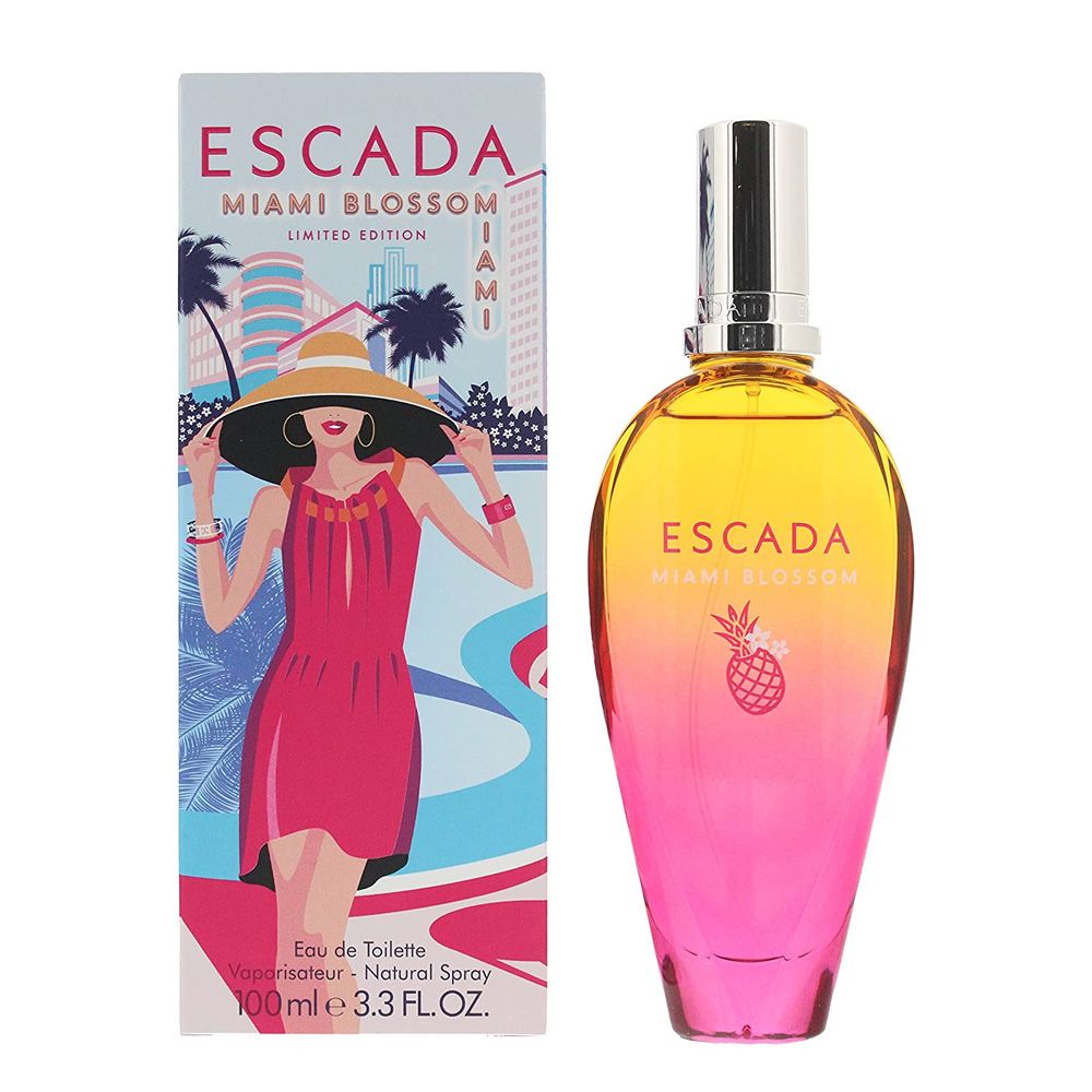 エスカーダ　MIAMI BLOSSOM 100ml オードトワレ　箱付き　香水 Miami Blossom 3.3 oz by Escada For Women | UPC - 3614227594616